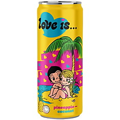 Напиток газированный Love is - ананас и кокос