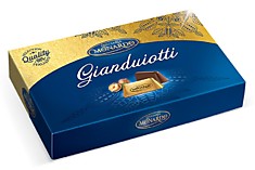 Шоколадные конфеты DOLCIARIA MONARDO Gianduiotti "джандуйотти" с начинкой из ореховой пасты фундук,