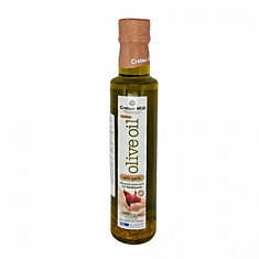 Масло с чесноком Cretan mill olive Extra Virgin  0.25л