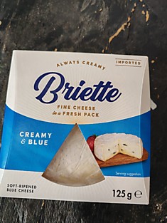 Бри крем блю 125г